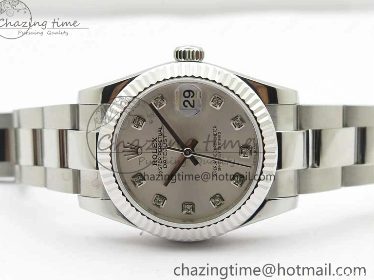 0214 Datejust 31mm 278271 SS BP Maker Best Edition Silver Crystal Dial on Oyster Bracelet Affordable 2745